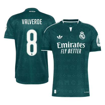 VALVERDE #8 Реал Мадрид Гостуваща Тениска 2026/27 Authentic