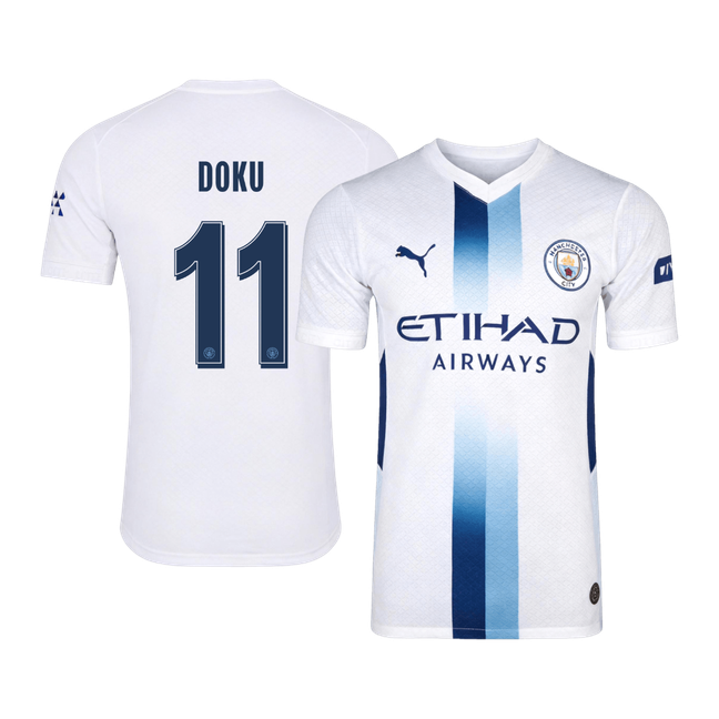 DOKU #11 Манчестър Сити Трета Тениска 2026/27 Authentic - UCL