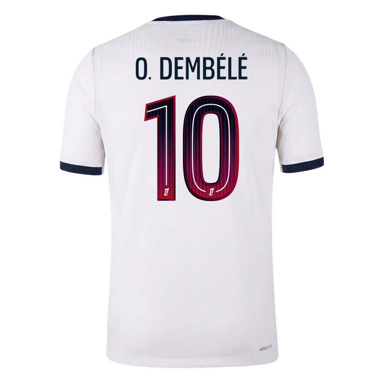 O. DEMBÉLÉ #10 Пари Сен Жермен Гостуваща Тениска 2026/27 Authentic