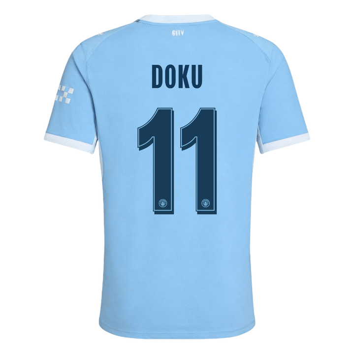 DOKU #11 Манчестър Сити Домакинска Тениска 2026/27 Authentic - UCL