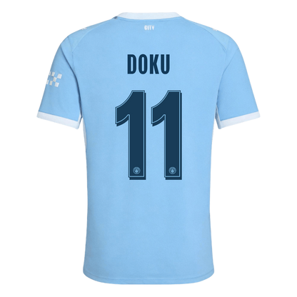 DOKU #11 Манчестър Сити Домакинска Тениска 2026/27 Authentic - UCL