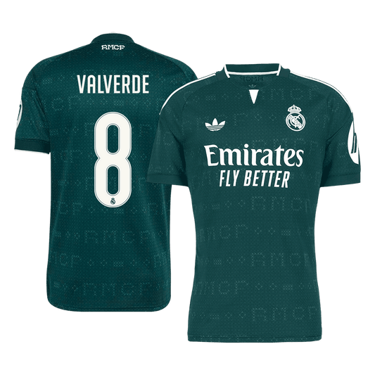 VALVERDE #8 Реал Мадрид Гостуваща Тениска 2026/27