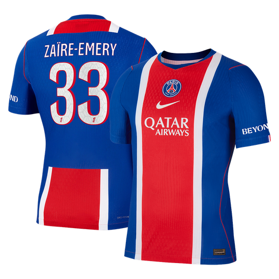 ZAÏRE-EMERY #33 Пари Сен Жермен Домакинска Тениска 2026/27 Authentic