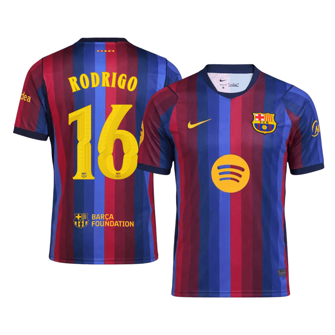 RODRIGO #16 Барселона Домакинска Тениска 2026/27 - UCL