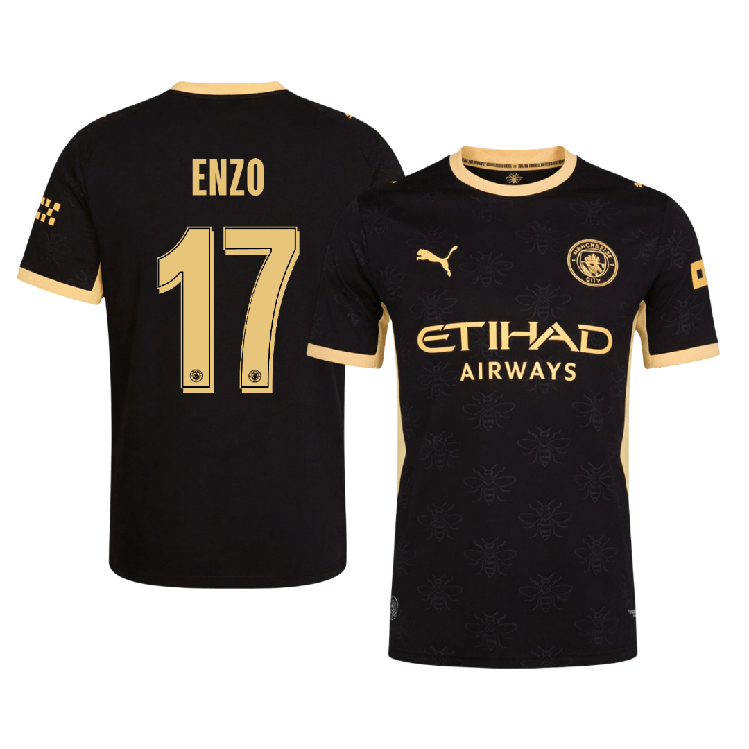 ENZO #17 Манчестър Сити Гостуваща Тениска 2026/27 Authentic - UCL
