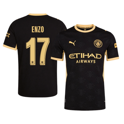 ENZO #17 Манчестър Сити Гостуваща Тениска 2026/27 Authentic - UCL