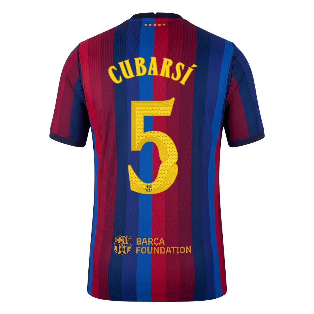 CUBARSÍ #5 Барселона Домакинска Тениска 2026/27 Authentic - UCL