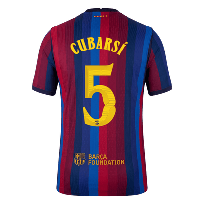 CUBARSÍ #5 Барселона Домакинска Тениска 2026/27 Authentic - UCL