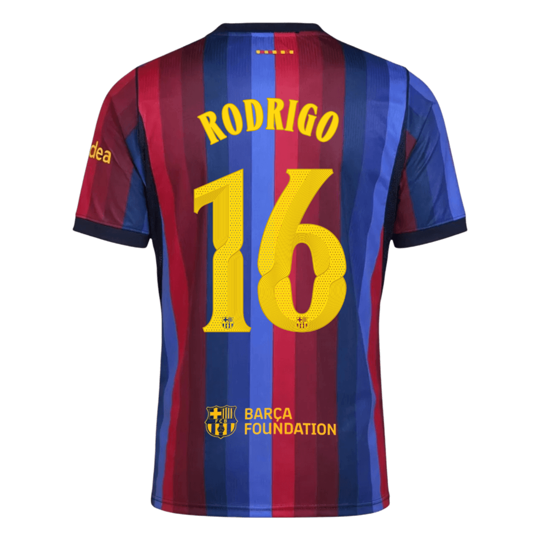 RODRIGO #16 Барселона Домакинска Тениска 2026/27 - UCL