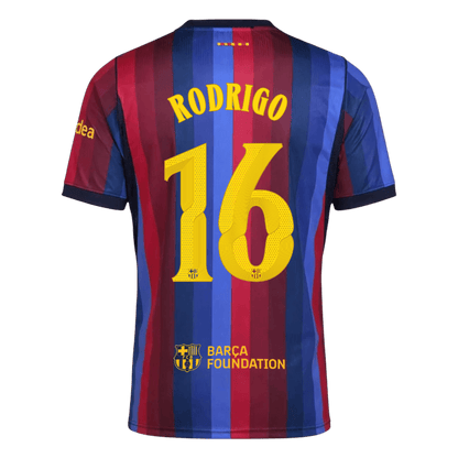 RODRIGO #16 Барселона Домакинска Тениска 2026/27 - UCL