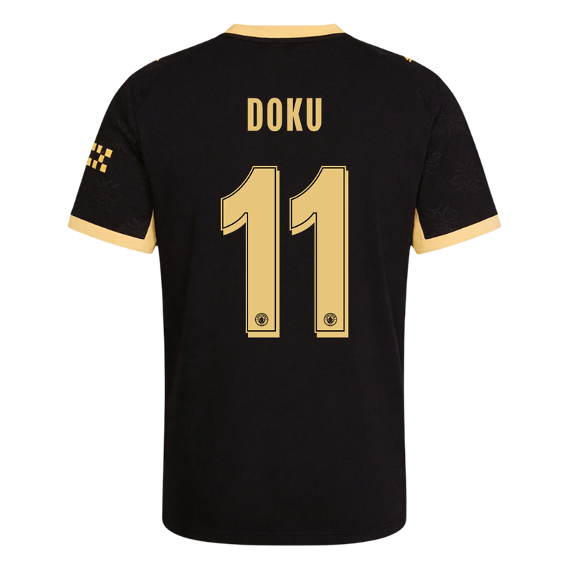 DOKU #11 Манчестър Сити Гостуваща Тениска 2026/27 Authentic - UCL