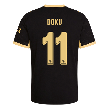 DOKU #11 Манчестър Сити Гостуваща Тениска 2026/27 Authentic - UCL
