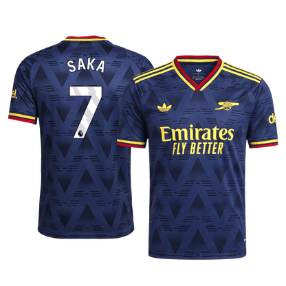 SAKA #7 Арсенал Гостуваща Тениска 2026/27 Authentic