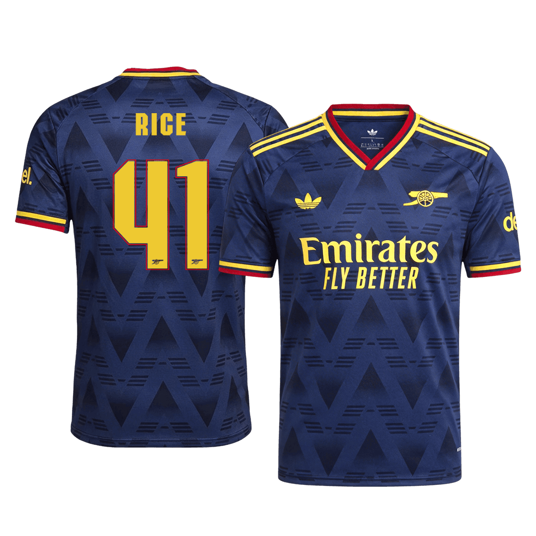 RICE #41 Арсенал Гостуваща Тениска 2026/27 Authentic - UCL