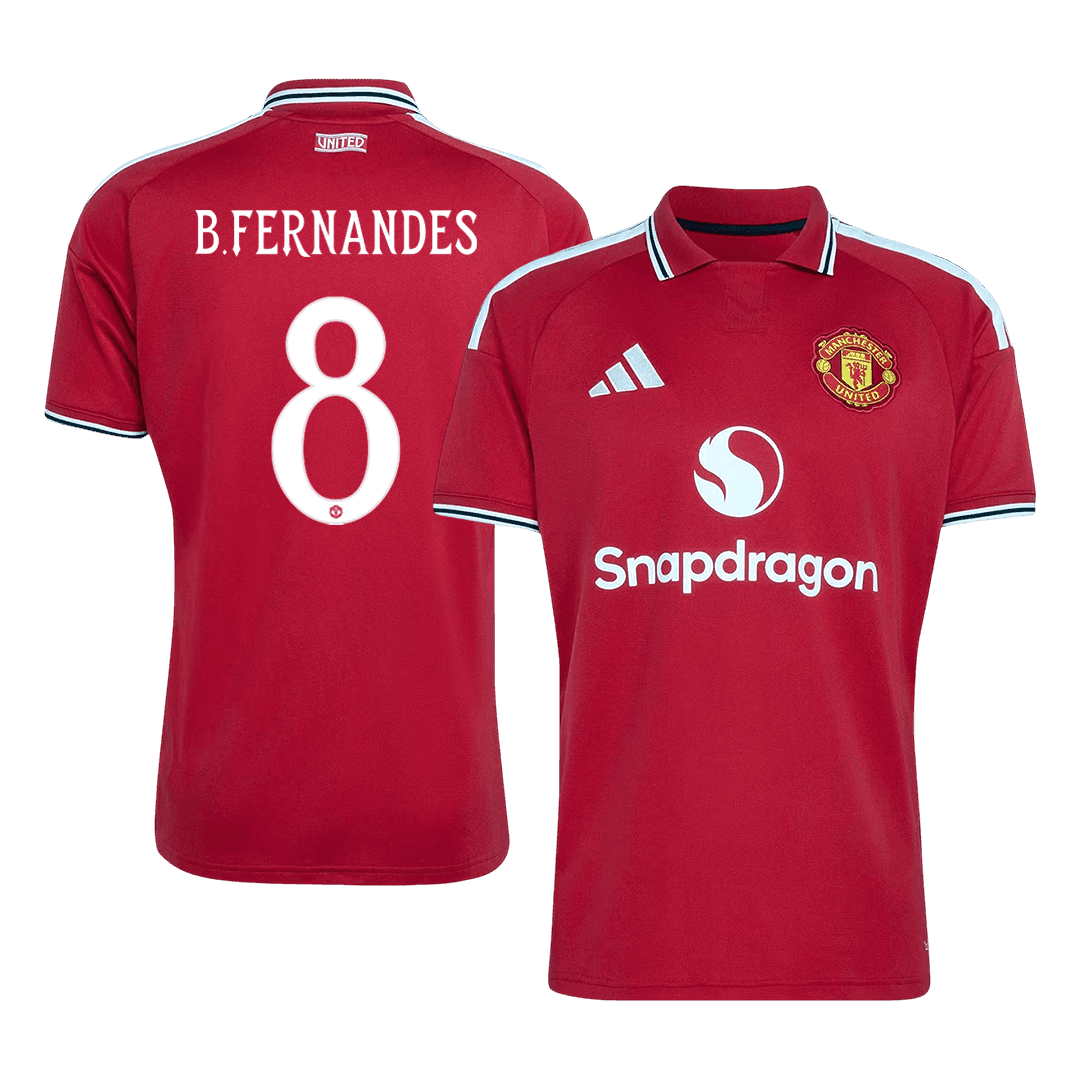 B.FERNANDES #8 Манчестер Юнайтед Домакинска Тениска 2026/27 - UCL