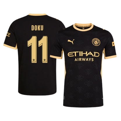DOKU #11 Манчестър Сити Гостуваща Тениска 2026/27 Authentic - UCL
