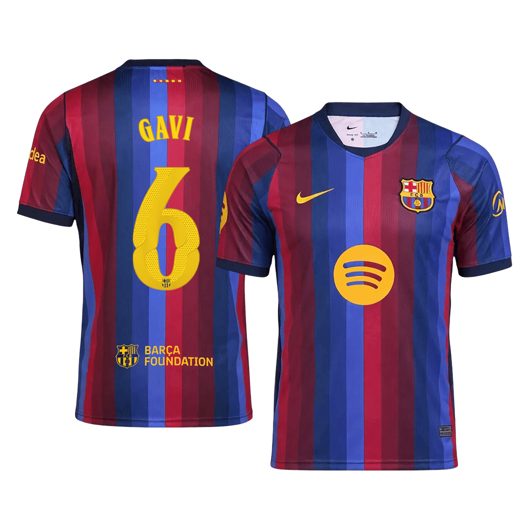 GAVI #6 Барселона Домакинска Тениска 2026/27 - UCL