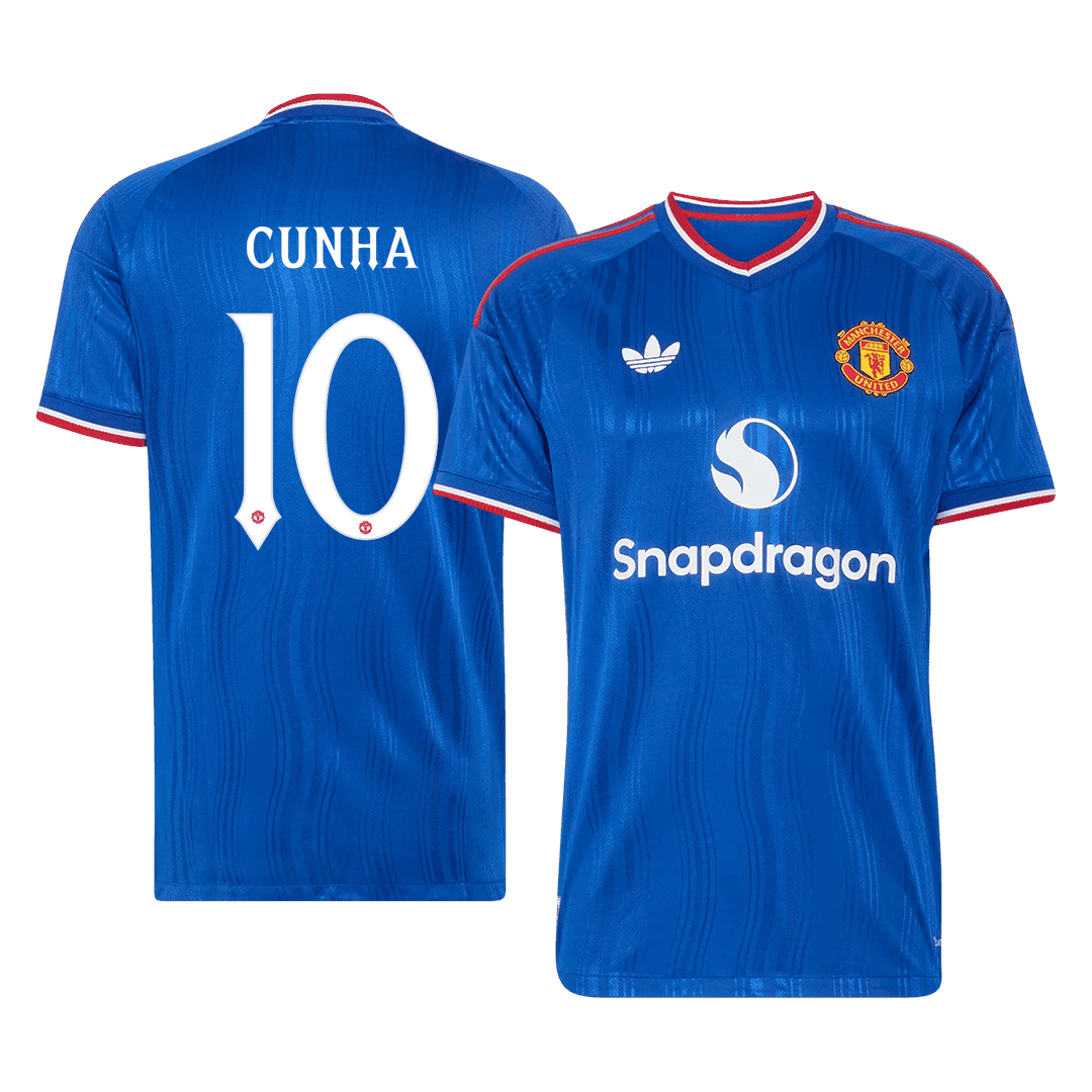 CUNHA #10 Манчестер Юнайтед Гостуваща Тениска 2026/27 Authentic - UCL