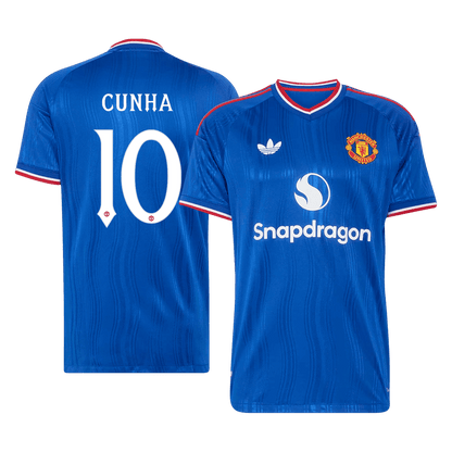 CUNHA #10 Манчестер Юнайтед Гостуваща Тениска 2026/27 Authentic - UCL