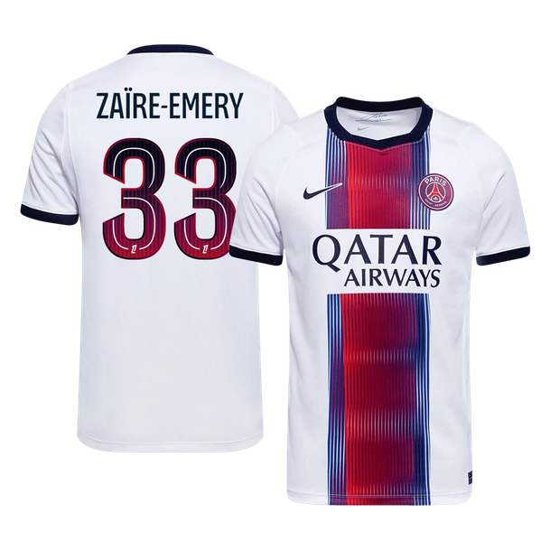 ZAÏRE-EMERY #33 Пари Сен Жермен Гостуваща Тениска 2026/27
