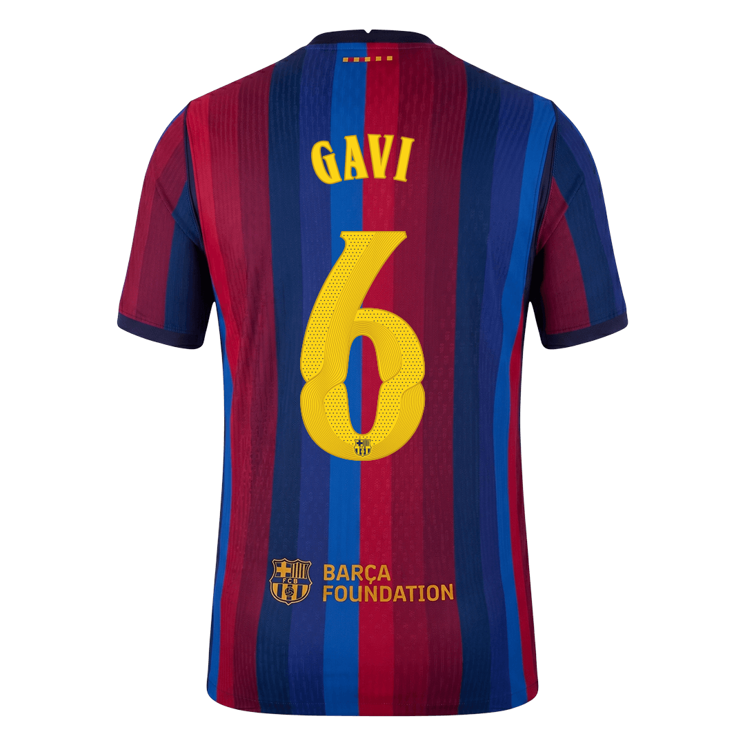 GAVI #6 Барселона Домакинска Тениска 2026/27 Authentic - UCL