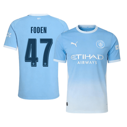 FODEN #47 Манчестър Сити Домакинска Тениска 2026/27 Authentic - UCL