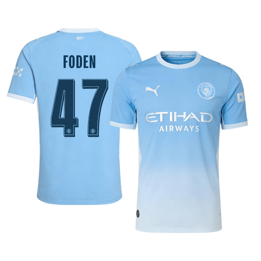 FODEN #47 Манчестър Сити Домакинска Тениска 2026/27 Authentic - UCL