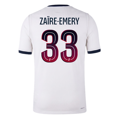 ZAÏRE-EMERY #33 Пари Сен Жермен Гостуваща Тениска 2026/27 Authentic