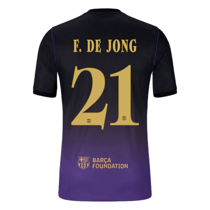 F. DE JONG #21 Барселона Гостуваща Тениска 2026/27 Authentic - UCL