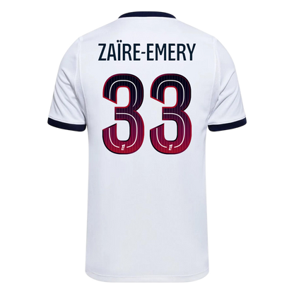 ZAÏRE-EMERY #33 Пари Сен Жермен Гостуваща Тениска 2026/27