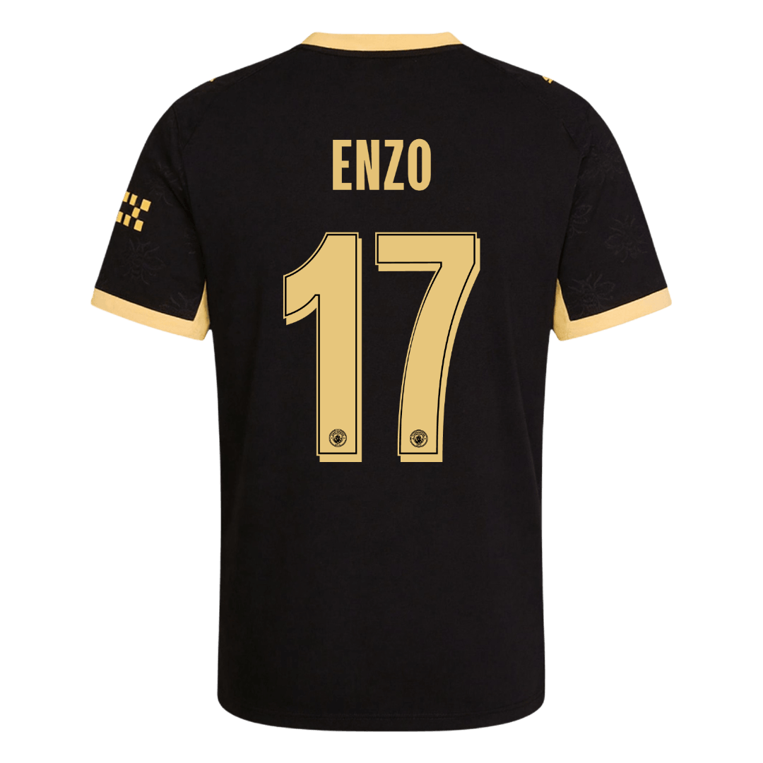 ENZO #17 Манчестър Сити Гостуваща Тениска 2026/27 Authentic - UCL
