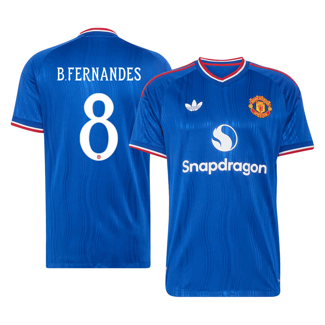 B. FERNANDES #8 Манчестер Юнайтед Гостуваща Тениска 2026/27 Authentic - UCL