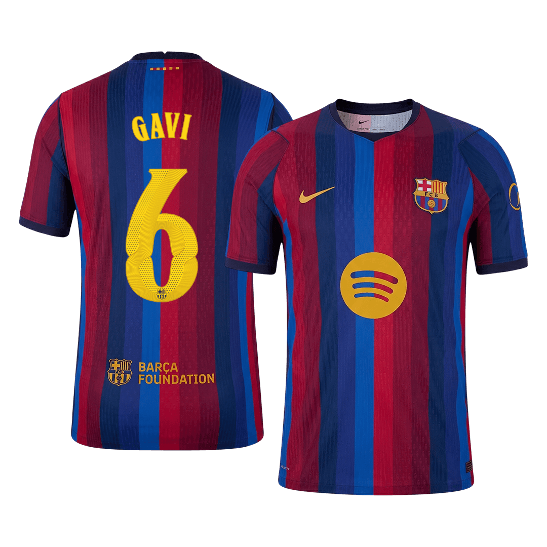 GAVI #6 Барселона Домакинска Тениска 2026/27 Authentic - UCL