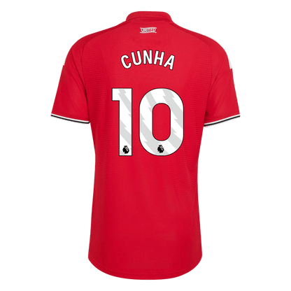 CUNHA #10 Манчестер Юнайтед Домакинска Тениска 2026/27 Authentic