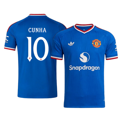 CUNHA #10 Манчестер Юнайтед Гостуваща Тениска 2026/27 - UCL