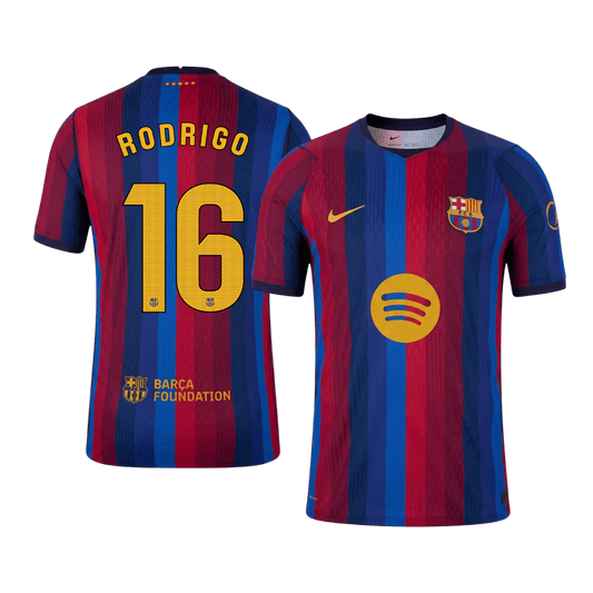 RODRIGO #16 Барселона Домакинска Тениска 2026/27 Authentic
