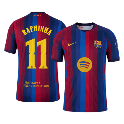 RAPHINHA #11 Барселона Домакинска Тениска 2026/27 Authentic - UCL