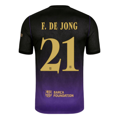 F. DE JONG #21 Барселона Гостуваща Тениска 2026/27 - UCL