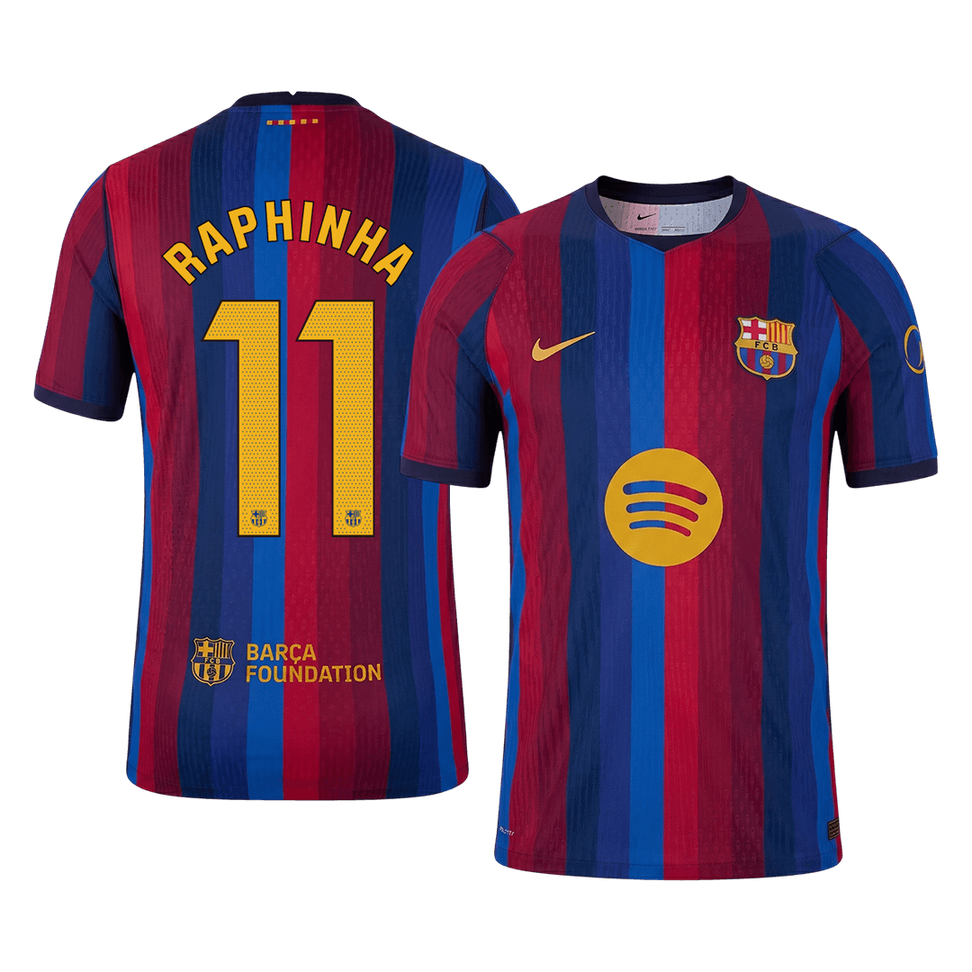 RAPHINHA #11 Барселона Домакинска Тениска 2026/27 Authentic