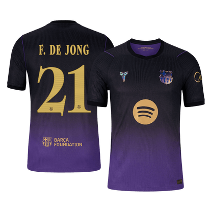 F. DE JONG #21 Барселона Гостуваща Тениска 2026/27 Authentic - UCL