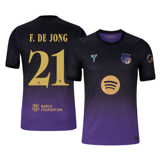 F. DE JONG #21 Барселона Гостуваща Тениска 2026/27 Authentic - UCL